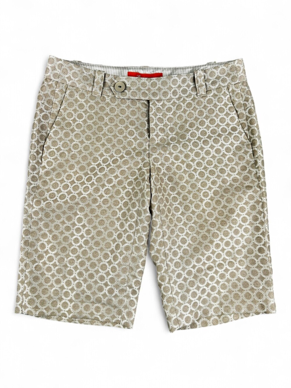 Cartonnier Metallic Jacquard Bermuda Shorts Size 2